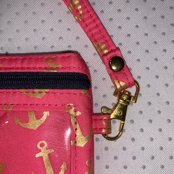 Simply southern wristlet pink with gold anchors - Picture 5 of 14